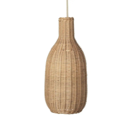 Ferm Living braided bottle lamp