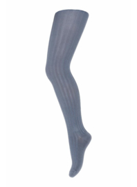 MP Denmark - Cotton Rib Tights - Stone Blue 4222