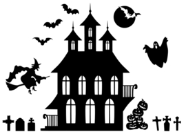 Halloween raamstickers