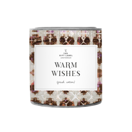 The Gift Label Candletin Warm Wishes