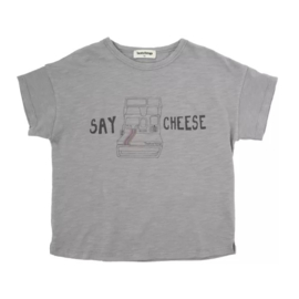 Tocoto vintage "Say cheese" T-shirt grey