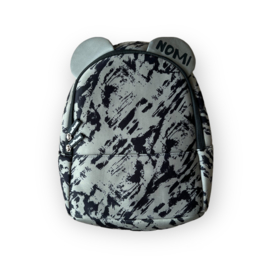 Backpack green distress met naam Nomi