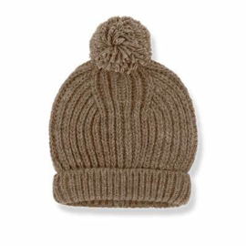 Caramel gebreide muts - Kai beanie (maat T1)