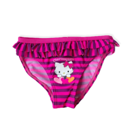 Hello Kitty neon pink/purple stripes zwembroek