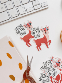 Deer sticker  -Focus on the good-