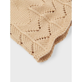 Lil’ Atelier Ronla Knit Hat Warm Sand