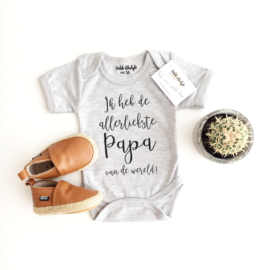 Romper  "Allerliefste papa" black