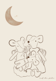 Félou Family Houses Familie Muis poster (Poppenhuis)