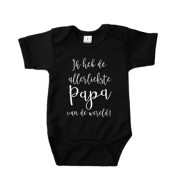 Romper  "Allerliefste papa" black