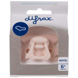 Difrax Fopspeen Dental & Pure  12+ Maanden - Pink