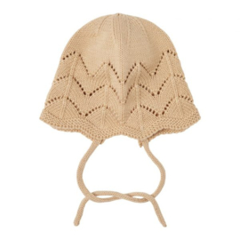 Lil’ Atelier Ronla Knit Hat Warm Sand