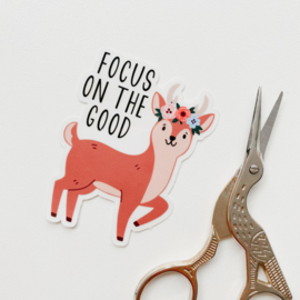 Deer sticker  -Focus on the good-