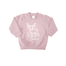 1st Christmas sweater "Roze"
