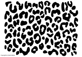 Leopard patroon