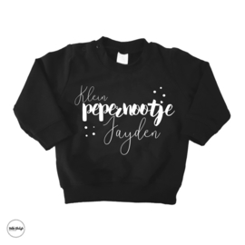 Pepernootje sweater "Zwart"
