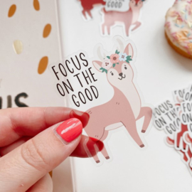 Deer sticker  -Focus on the good-