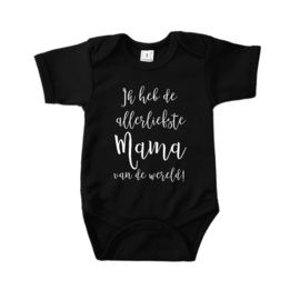 Romper  "Allerliefste mama" black