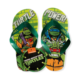 Slippers Ninja Turtles green