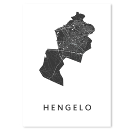 Hengelo city map