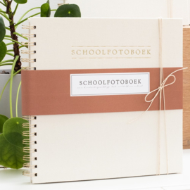 Schoolfotoboek - Ivoor Linnen