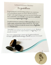 Geboortebloem hangertje