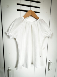 Short Puff Sleeve Offwhite