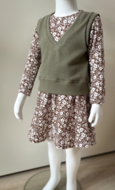 Twirly Dress Cute Brown