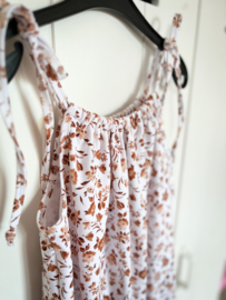 Summerdress Cognac Flowers