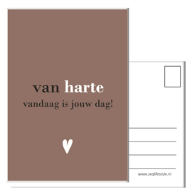 KAART / VAN HARTE (8X)