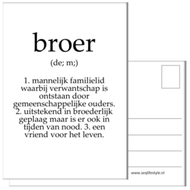 KAART / BROER (8X)