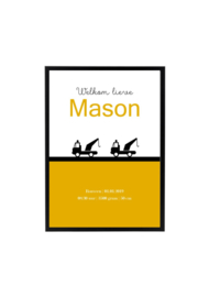 GEBOORTEPOSTER | MASON
