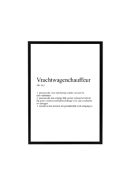 VRACHTWAGENCHAUFFEUR