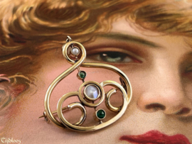 Jugendstil Brooch