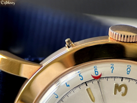 Olma Hamerautomaat Kalender 18k Goud Horloge