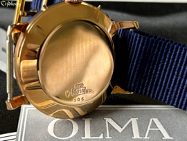 Olma Hamerautomaat Kalender 18k Goud Horloge