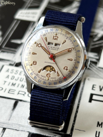 Pierce Triple Calendar Moon Phase