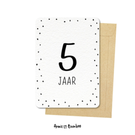 Kaart 5 jaar