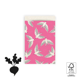 Zakjes M Birds Flamingo Pink (10)