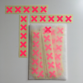 Stickers Cross Neon Pink