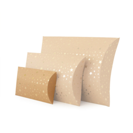 Pillow Box S  Craft Golden Stars