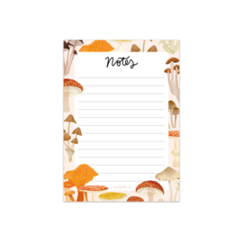 Notitie Notes Mushrooms