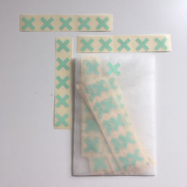 Stickers Cross Mint (5)