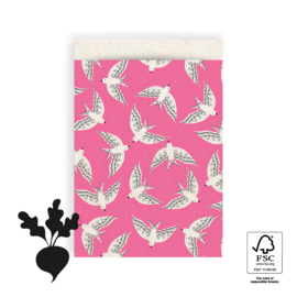 Zakjes L Birds Flamingo Pink (5)