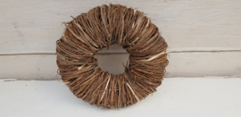 Krans Twig wreath 20 cm   7 cm dik