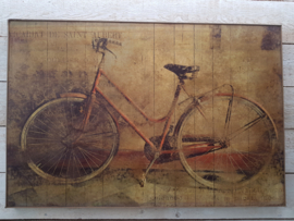 Schilderij fiets