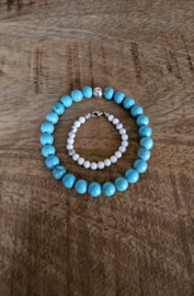Turquoise/Snow White Howliet