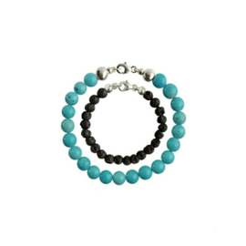 - Vader Zoon - Turquoise & Black Lava