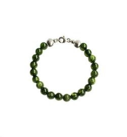 - Kinderarmbandje - Forest Green Opaal