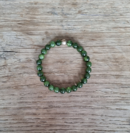 - Kinderarmbandje - Forest Green Opaal