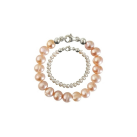 - Moeder Dochter - Pearly Pink & White